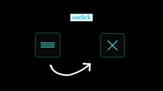 How to create Toggle Menu Icon Using HTML CSS - Animation JavaScript