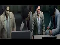 Kiryu slams a desk Yakuza 2 vs Yakuza Kiwami 2
