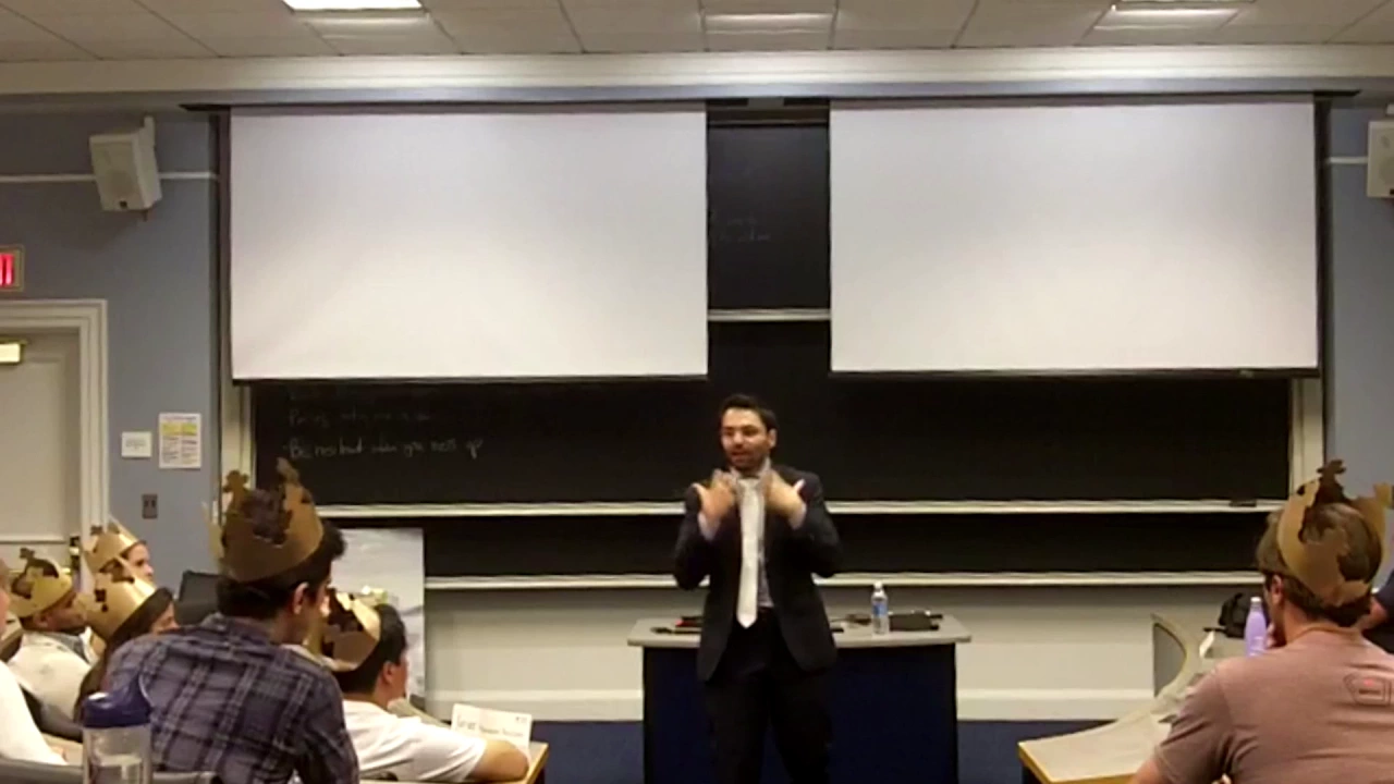 Video thumbnail: Luca Cian’s ‘Last Lecture’ for Class of 2017: Seize the Moment