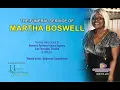 Martha Boswell Funeral Service