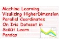 Machine Learning Visulize Higher dimension Parallel Coordinates on iris Dataset