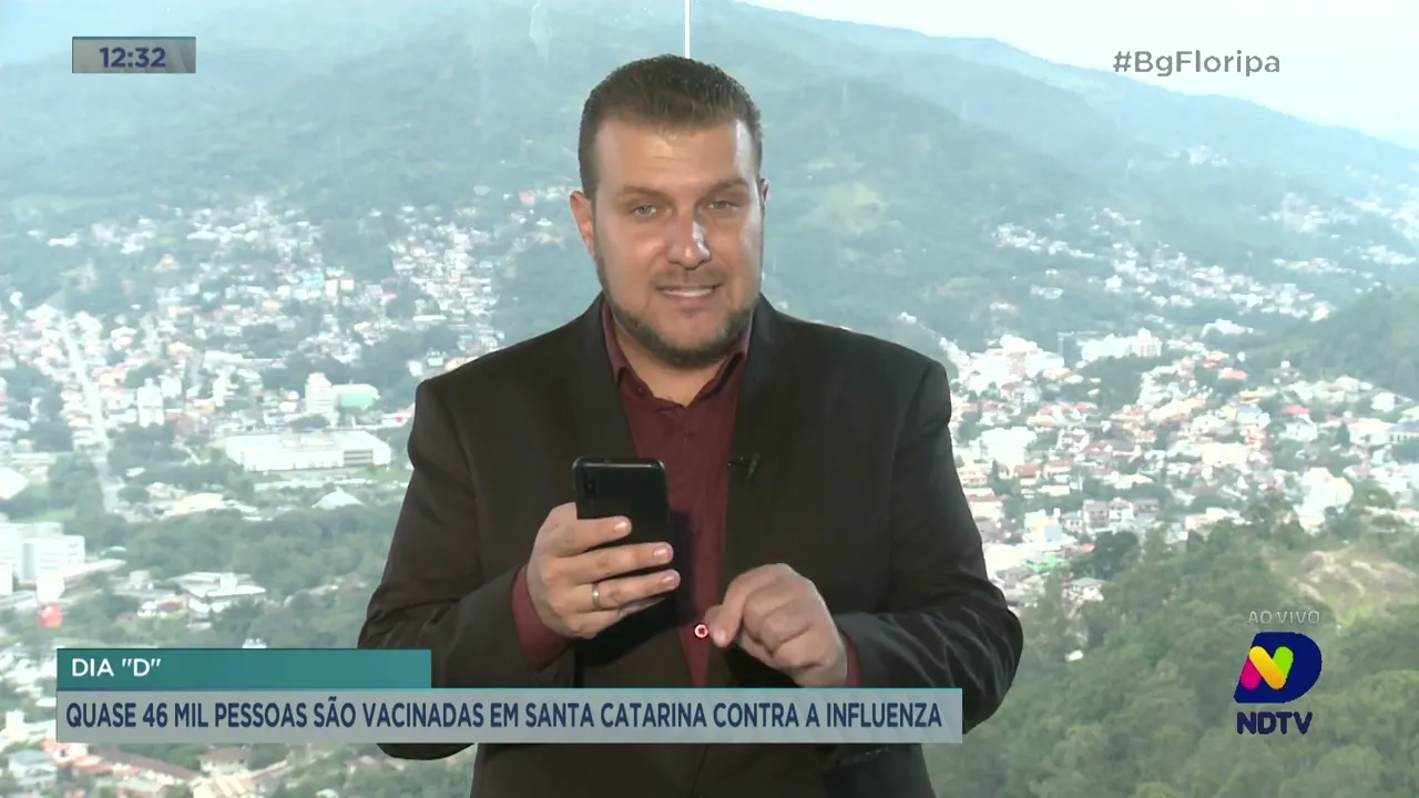Quase 46 mil pessoas são vacinadas em Santa Catarina contra a influenza