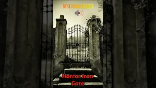 Horror Iron Gate Sound Effect Shorts Soundeffect 