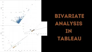 Bivariate Analysis in Tableau Scatter Plot Regression Analysis