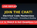 Replay Live Discussion Electrical Code Deep Dive OESC 2024