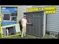 Suncast Resin Shed - Assembly Product Review Phillips Vision Episode