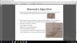 Warnock Algorithm