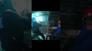 Watch the build of a performance catamaran #odiseacatamarans #performanceboats #welding #boatbuild