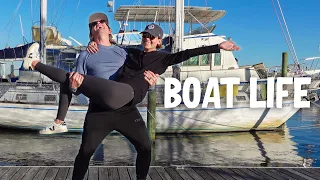 A DAY IN THE LIFE living in a marina | AHOD 66