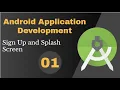 Android Tutorials 2020 Sqlite DB Signup and Login with Splash Screen 01 Programming With Babar