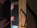 Crossword ASMR with keyboard sounds