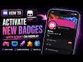 HOW TO ACTIVATE THE NEW DISCORD BADGES ON MOBILE Tampermonkey Script Tutorial 2026