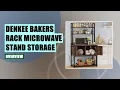 Denkee Bakers Rack Microwave Stand Review - 5-Tier Kitchen Storage Power Outlet