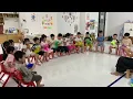 Warm up song with scarfs- Green frog