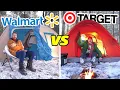 Target VS Walmart Overnight Survival Challenge!