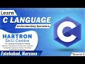 C Language Tutorial 3 Operators HARTRON SKILL CENTRE FATEHABAD