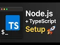Set Up Node js TypeScript Project Step-by-Step 2025 Tutorial