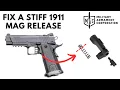 How to Remove Fix a Stiff 1911 Mag Release MAC 9 DS