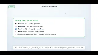 JAVA 8 Topic 4 - big four functional Interface Consumer Supplier Predicate function deep dive