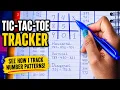 Tic-Tac-Toe Tracker How I Track Number Patterns Pick 3 Journal Method