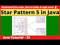 Star pattern 5 - Dual triangle pattern with best logic explanations Code Spark