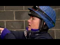 Katie Walsh rides Tiger Roll at Gordon Elliot's Yard ahead of the 2019 Grand National