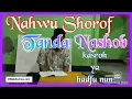Download Lagu Pengajian Nahwu Shorof kitab Imrithi :Tanda Nasob kasroh,ya dan hadfu nun || bakulnahwu