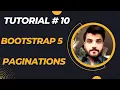 How to create Pagination in Bootstrap 5 types of Pagination Bootstrap Tutorial Lec 10 2023