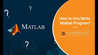 How to Matlab Program - Matlab Assignment Help