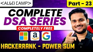HackerRank - Power Sum Recursion Series Part 23