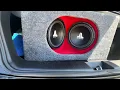 2 12 JL W3V2 SUBWOOFERS High Output Enclosure Fresh Re-Foam Testing