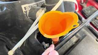 Changing coolant on a 2017 Honda foreman 500