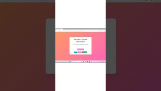 Random Quote Generator Using HTML CSS JavaScript Beautiful Bootstrap Project for Beginners