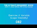 82 Exercise 4 Variable Scope Visibility