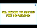 GIS NetCDF to Geotiff file conversion 3 Solutions