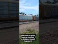 6222 dash 9 as end dpu on manifest H-BARGAL thourgh Augusta KS