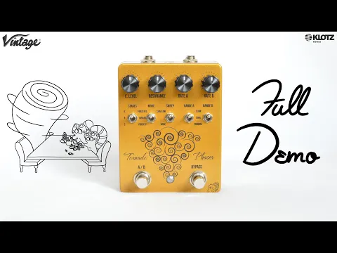 Drunk Beaver Tornado MK2 analog phaser pedal demo video by Pair of Pandas - YouTube thumbnail