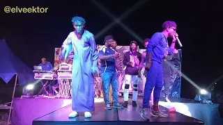 elveektor performing at the shaggyblaq concert 2021