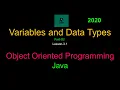 Variables and Data Types Part-02 Object Oriented Programming Lesson - 3 2 Bangla