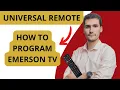 How To Program Universal Remote For Emerson TV