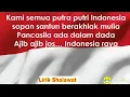 Download Lagu Lirik lagu sholawatan kami sumua putra putri Indonesia