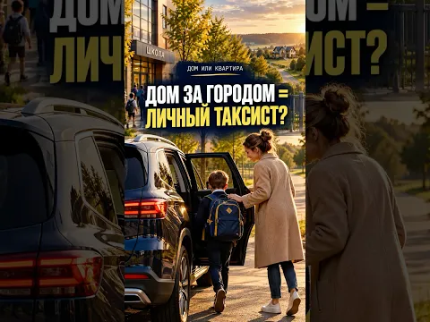🚗 Возить ребёнка в школу каждый день - минус загородной жизни? Что думаете вы?
