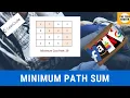 Leetcode 64 Minimum Path Sum Dynamic Programming Java Solution