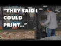 I Asked to Print at UPS Then Brought My Own Printer