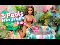 3 Easy Mini Pools Dollar Store Pool Recycled Kiddie Pool Crafted Pool