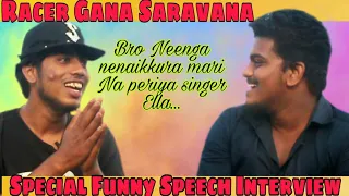 gana saravana special interview funny speech chennai gana friends