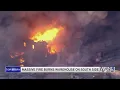 Manufacturing facility destroyed after massive fire in Chicago Heights