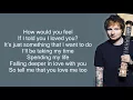 Download Lagu Ed Sheeran - How Would You Feel (Lyrics)