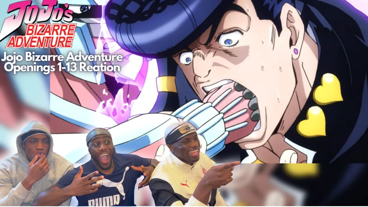 THESE ARE AMAZING!! 100% BLIND REACTION TO Jojo's Bizarre Adventures Openings 1-13 Group Reaction