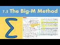 7 5 The Big-M method DECISION 1 - Chapter 7 The simplex algorithm